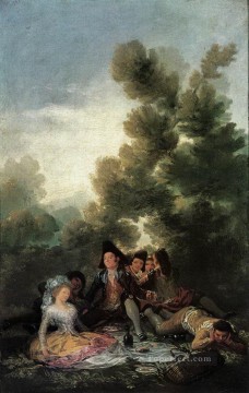 Francisco goya Painting - Picnic Romántico moderno Francisco Goya